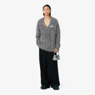 Runway-Strickjacke aus Lurex