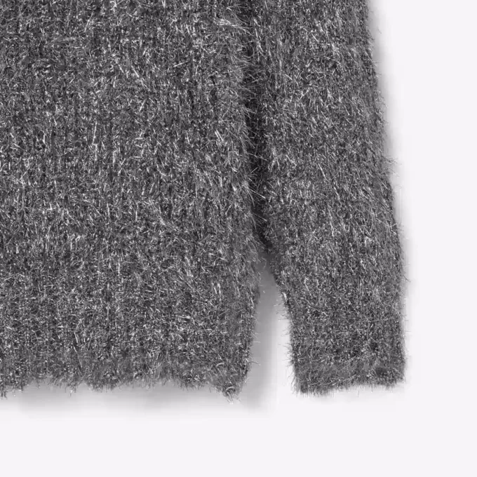 Runway-Strickjacke aus Lurex