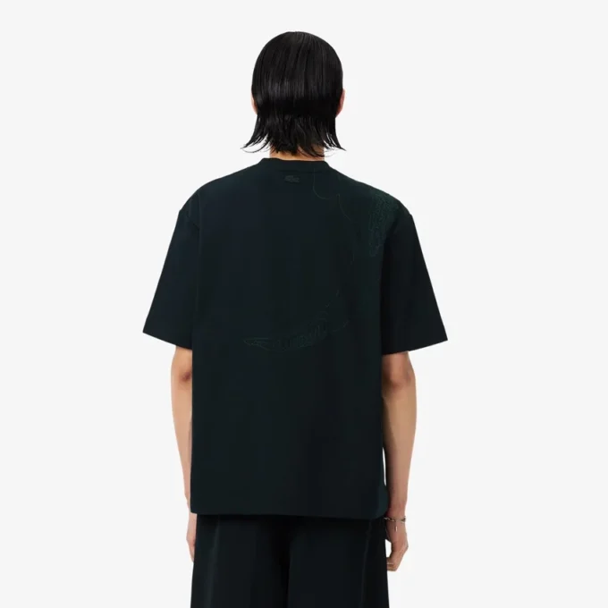 Runway T-Shirt mit gesticktem Krokodil