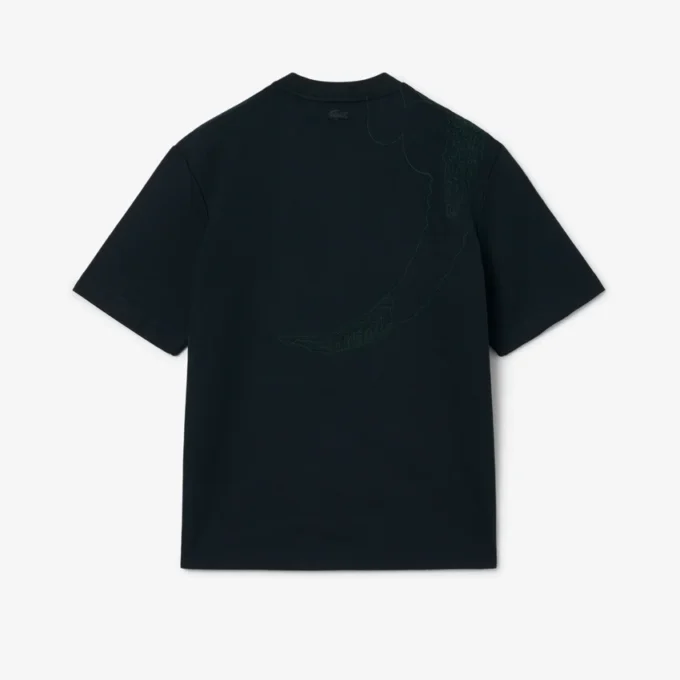 Runway T-Shirt mit gesticktem Krokodil