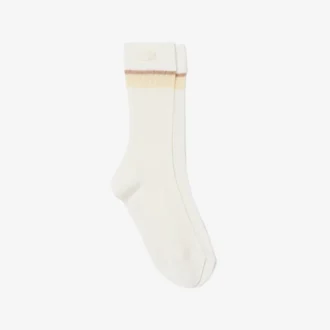 Runway Transparente gerippte Socken