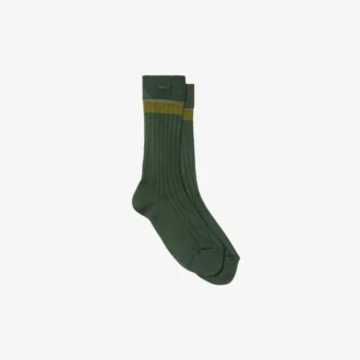Runway Transparente gerippte Socken