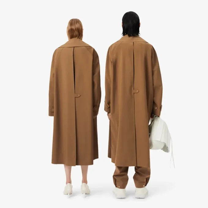Runway-Trenchcoat aus Woll-Blend