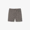 Shorts aus bedruckter Baumwoll-Blend-Mischung in lockerer Passform