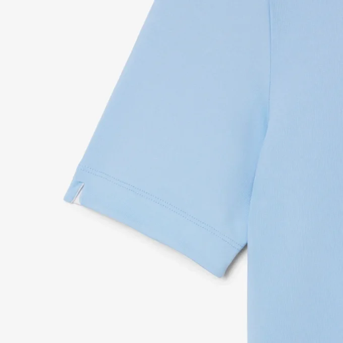 Slim-Fit-Golf-Poloshirt für Damen mit UV-Schutz und Stretch