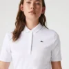 Slim-Fit-Golf-Poloshirt für Damen mit UV-Schutz und Stretch