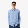 Slim-Fit-Hemd aus gestreiftem Stretch-Popeline