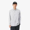Slim-Fit-Hemd aus gestreiftem Stretch-Popeline