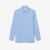 Slim-Fit-Hemd aus gestreiftem Stretch-Popeline