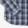 Slim-Fit-Hemd aus Stretch-Popeline mit Gingham-Print