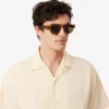 Slim-Fit-Hemd mit Krokodil-Print