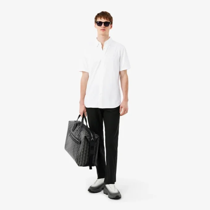Slim-Fit-Hemd mit kurzen Ärmeln