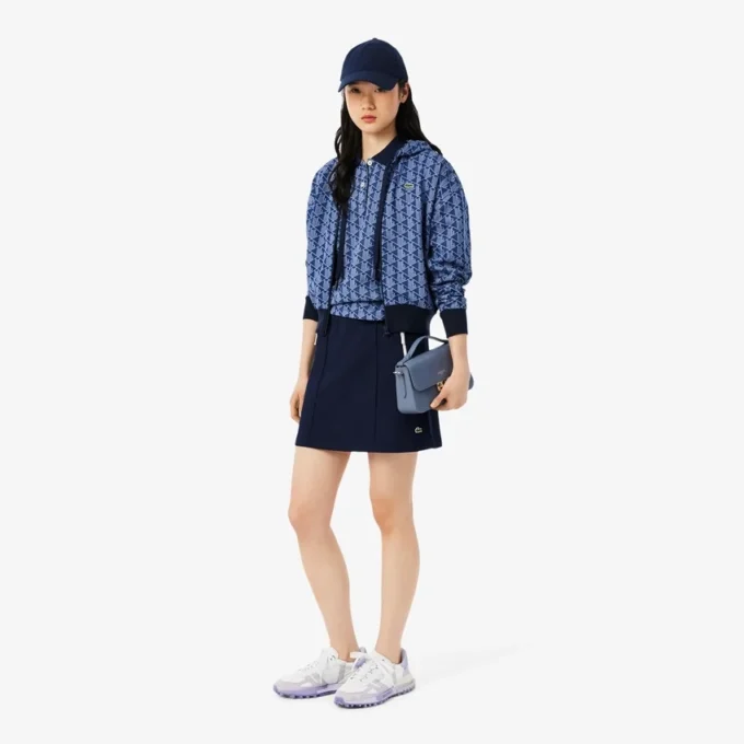 Slim-Fit-Monogramm-Poloshirt für Damen