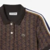 Slim-Fit-Monogramm-Poloshirt für Damen