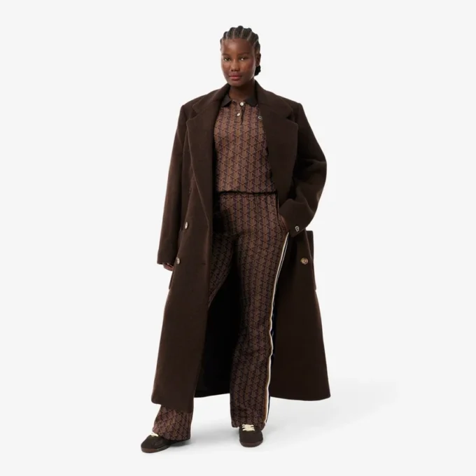 Slim-Fit-Monogramm-Poloshirt für Damen