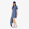 Slim-Fit-Monogramm-Poloshirt-Kleid für Damen