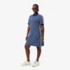 Slim-Fit-Monogramm-Poloshirt-Kleid für Damen