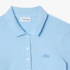 Slim-Fit-Stretch-Mini-Piqué-Poloshirt-Kleid für Damen