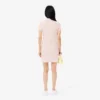 Slim-Fit-Stretch-Mini-Piqué-Poloshirt-Kleid für Damen
