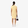 Slim-Fit-Stretch-Mini-Piqué-Poloshirt-Kleid für Damen