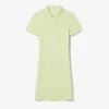Slim-Fit-Stretch-Mini-Piqué-Poloshirt-Kleid für Damen