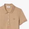 Slim-Fit-Stretch-Mini-Piqué-Poloshirt-Kleid für Damen