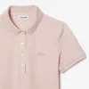Slim-Fit-Stretch-Mini-Piqué-Poloshirt-Kleid für Damen