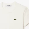 Slim-Fit-T-Shirt aus geripptem Baumwollstoff für Damen