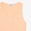 Slim Fit Tanktop aus gerippter Baumwolle