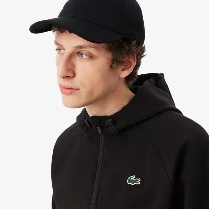 Sport-Stretch-Hoodie mit Reißverschluss