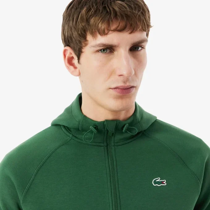 Sport-Stretch-Hoodie mit Reißverschluss