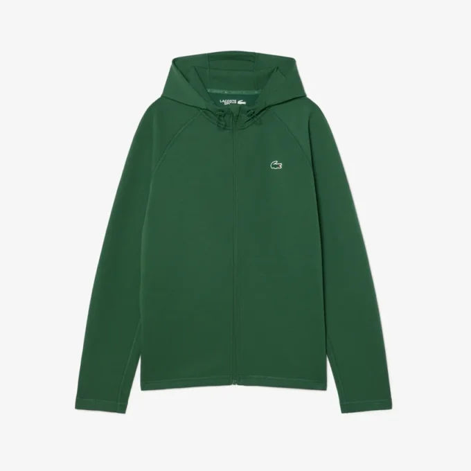 Sport-Stretch-Hoodie mit Reißverschluss