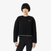 Sport-Sweatshirt für Damen mit Kontrastbesatz