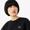 Sport-Sweatshirt für Damen mit Kontrastbesatz