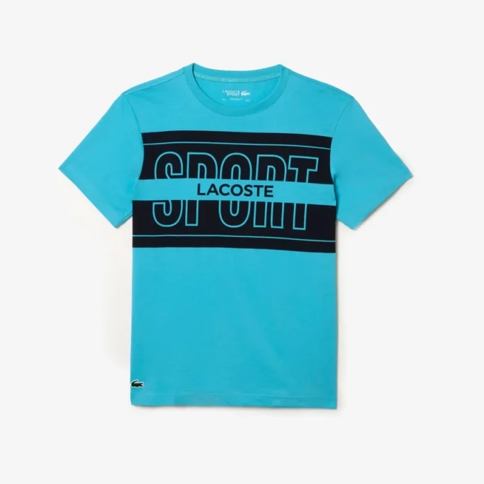 Sport-T-Shirt aus bedruckter Baumwolle für Herren