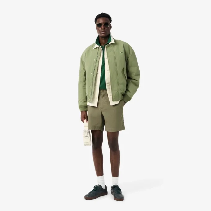 Stretch-Baumwollshorts in Regular Fit