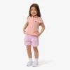 Stretch-Bermudashorts aus gestreiftem Oxford-Stoff