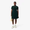 Stretch-Skaterkleid mit Poloshirt-Kragen für Damen