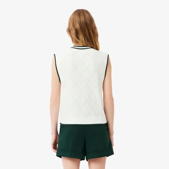 Stretch-Strickweste für Damen beim Golf