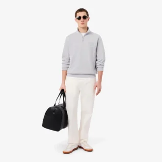 Sweatshirt mit hohem Kragen und Reißverschluss
