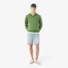 Sweatshirt mit hohem Kragen und Reißverschluss