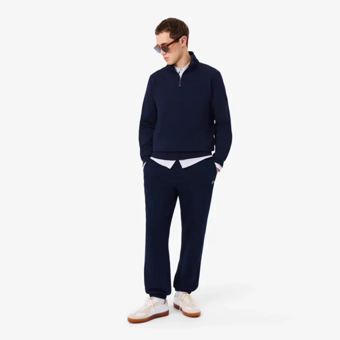 Sweatshirt mit hohem Kragen und Reißverschluss