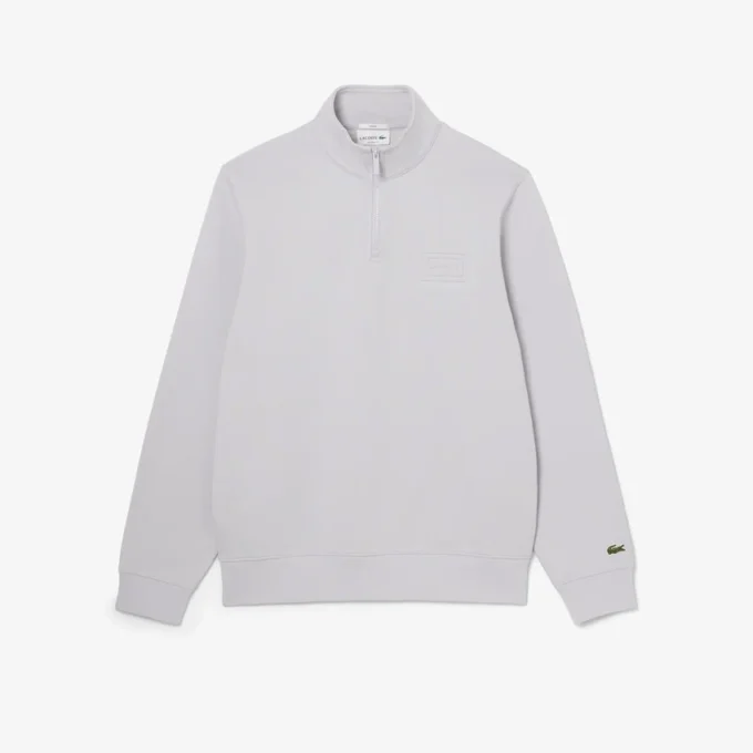 Sweatshirt mit hohem Kragen und Reißverschluss