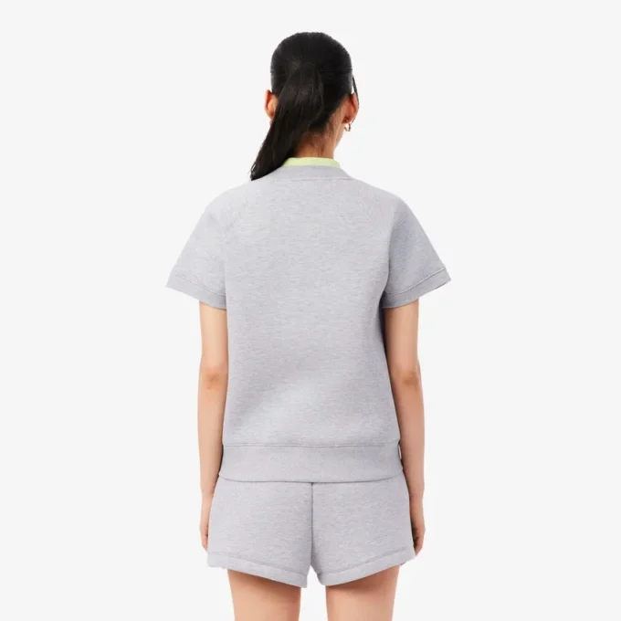 Sweatshirt mit kurzen Ärmeln und normaler Passform
