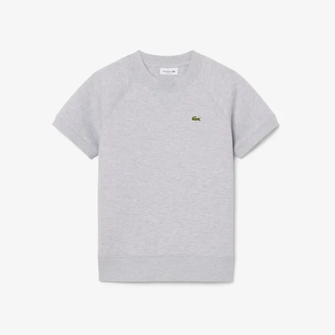 Sweatshirt mit kurzen Ärmeln und normaler Passform