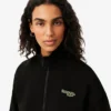Sweatshirt mit Reißverschluss und Logo in lockerer Passform