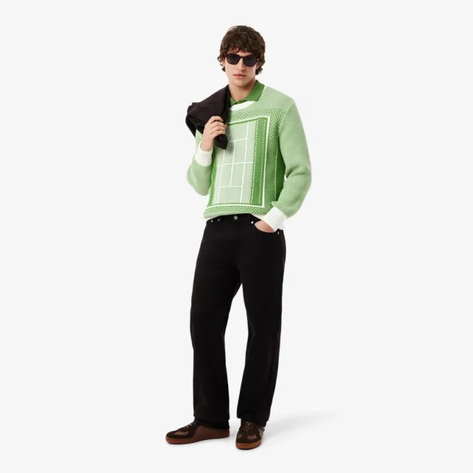 Sweatshirt mit Tennis-Motiv