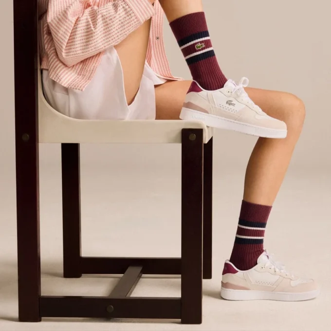 T-Clip Set Sneaker aus Wildleder für Damen