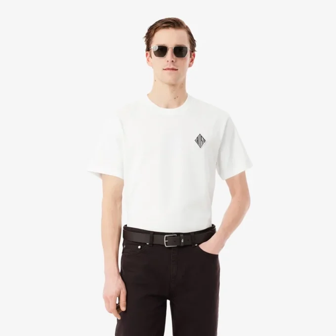 T-Shirt mit klassischer Passform und auffälligem Logo