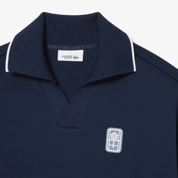 Tennis Heritage Polo-Kragen-Sweatshirt